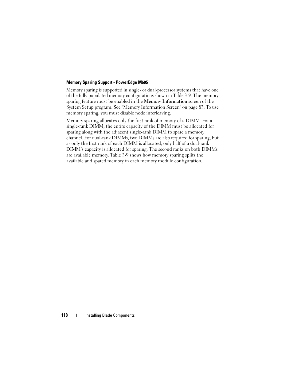 Dell PowerEdge M605 User Manual | Page 118 / 236