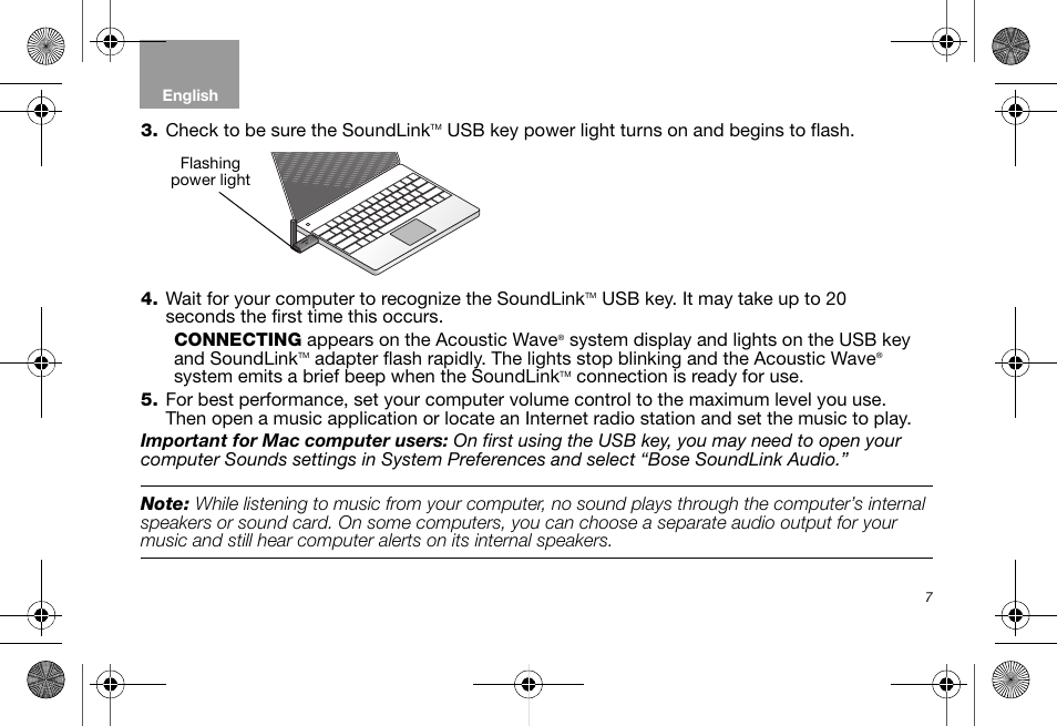 Flashing power light | Bose Soundlink AM323699 User Manual | Page 11 / 204