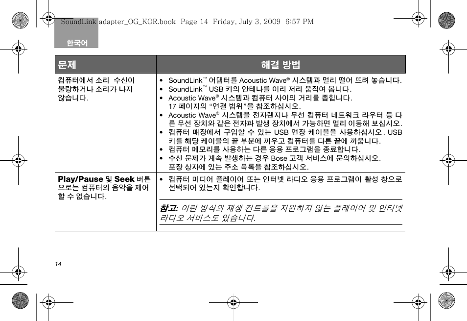 Bose Soundlink AM323699 User Manual | Page 158 / 204