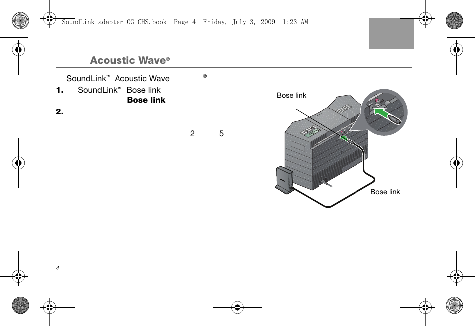 Acoustic wave | Bose Soundlink AM323699 User Manual | Page 168 / 204