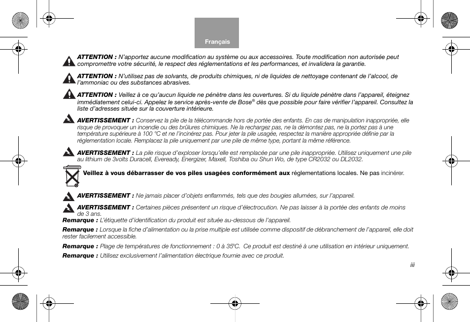 Bose Soundlink AM323699 User Manual | Page 63 / 204