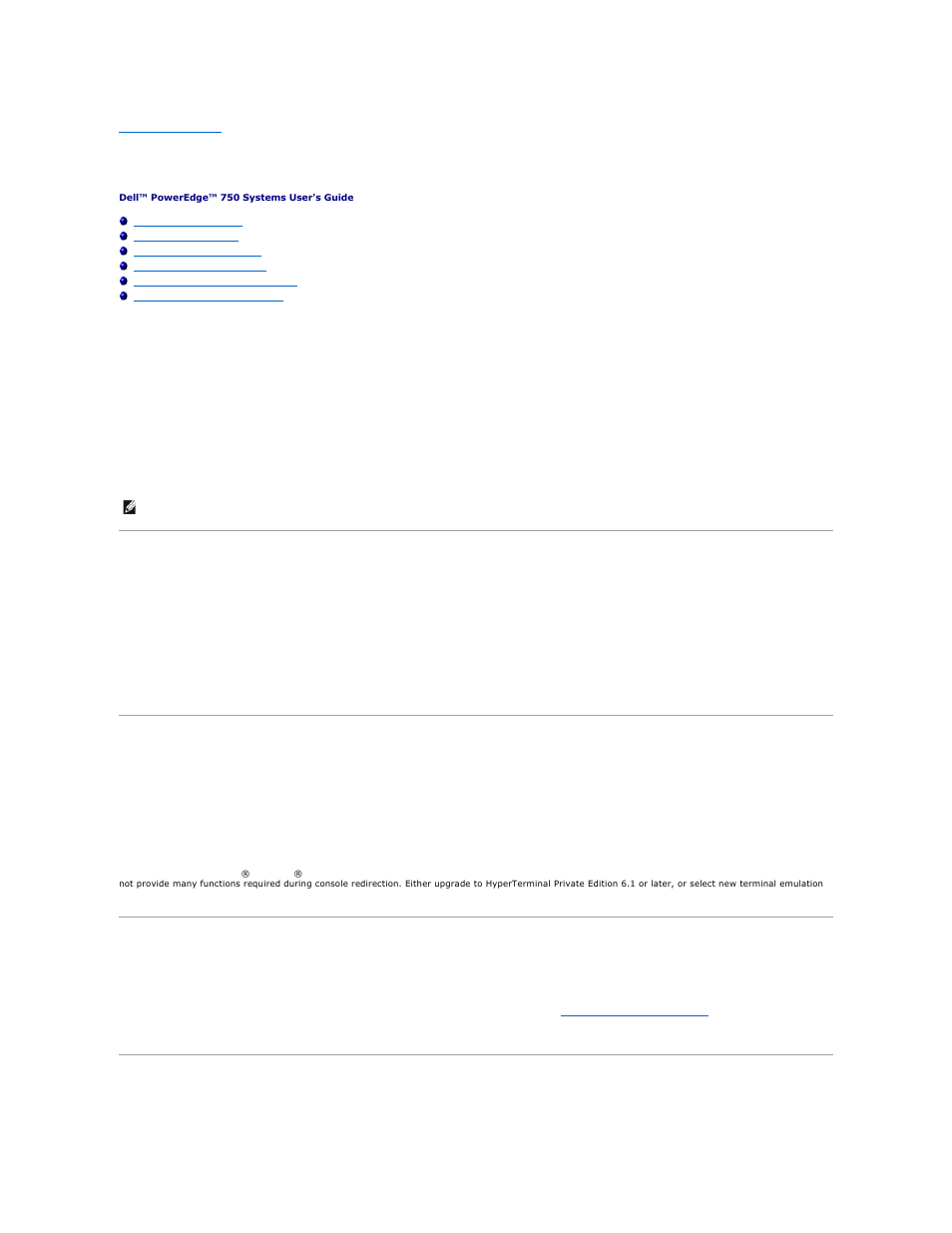 Using console redirection, Hardware requirements, Software requirements | Configuring the host system, Configuring the client system | Dell PowerEdge 750 User Manual | Page 4 / 34