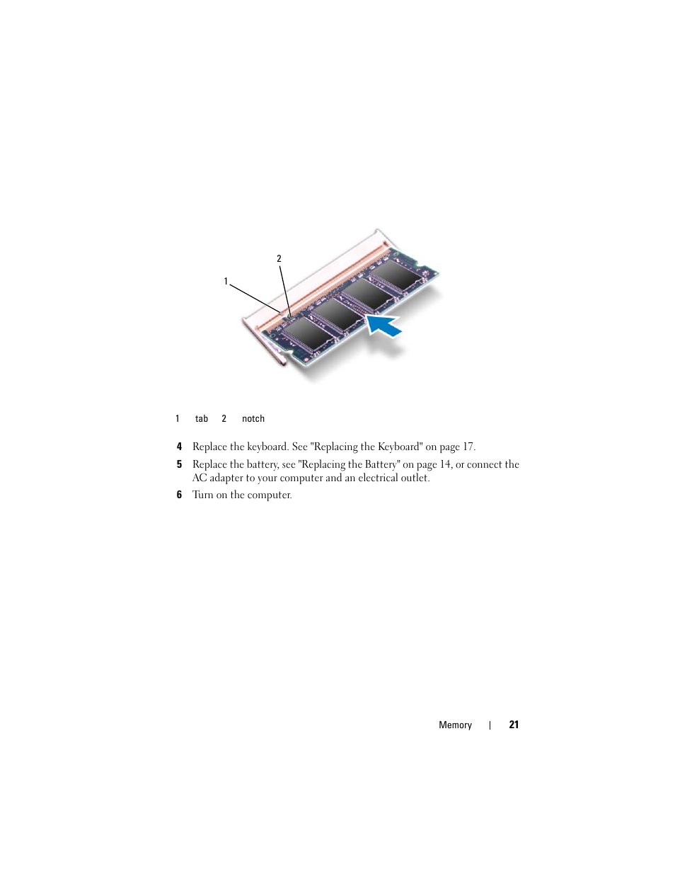 6 turn on the computer | Dell Inspiron 14 (3420, Mid 2012) User Manual | Page 21 / 78