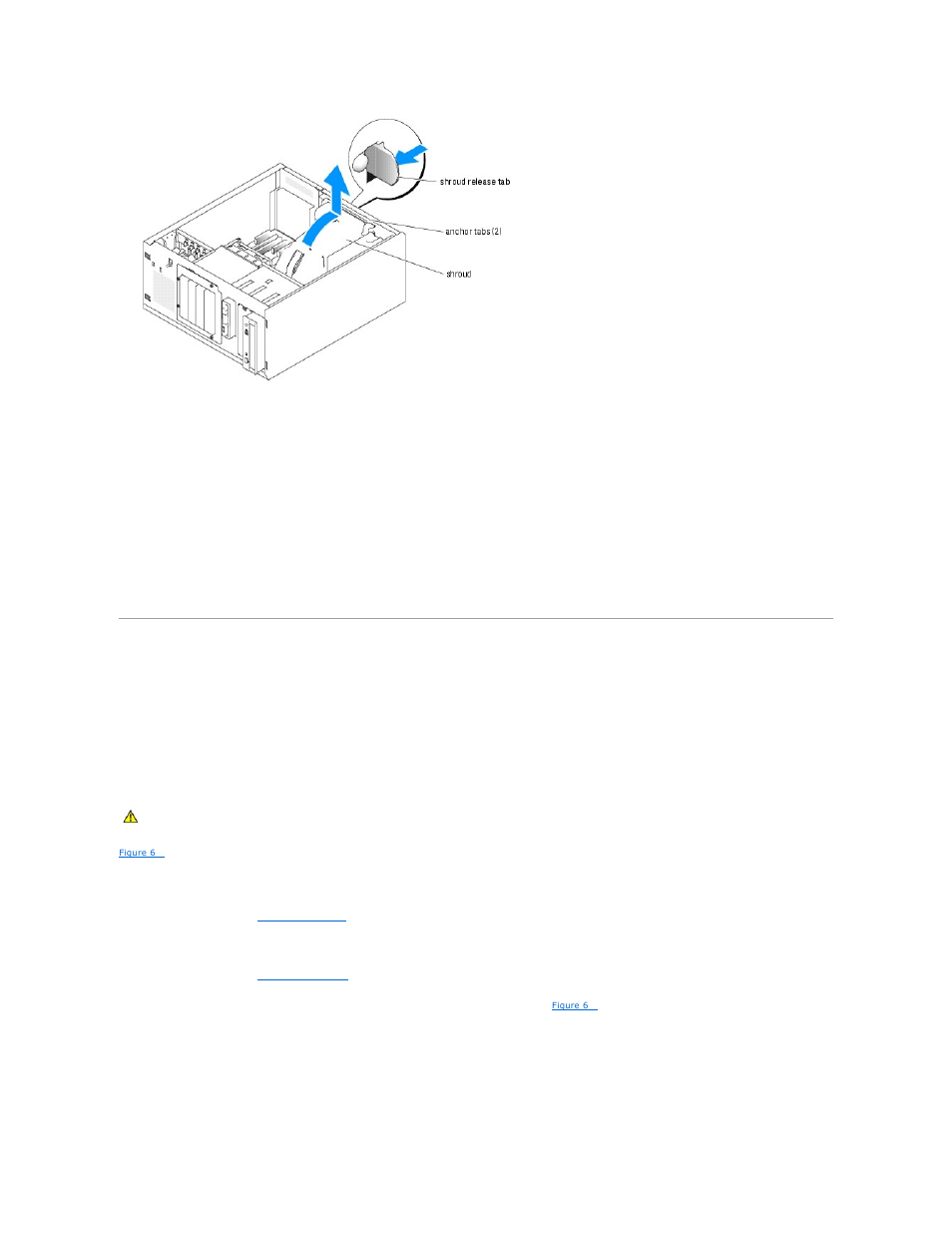 System fans, Installing the cooling shroud, Removing the front system fan | Dell PowerEdge 800 User Manual | Page 45 / 82