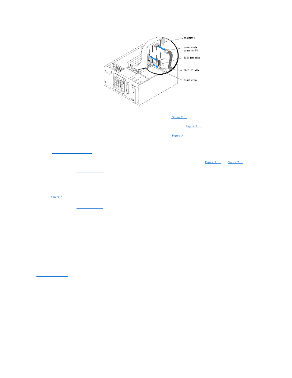 Installing a raid controller card, Hot-plug scsi hard drives, Installing a raid | Controller card, Installing the optional scsi backplane board | Dell PowerEdge 800 User Manual | Page 70 / 82