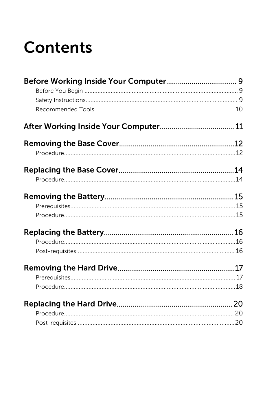 Dell Inspiron 15 (5547, Early 2014) User Manual | Page 3 / 89