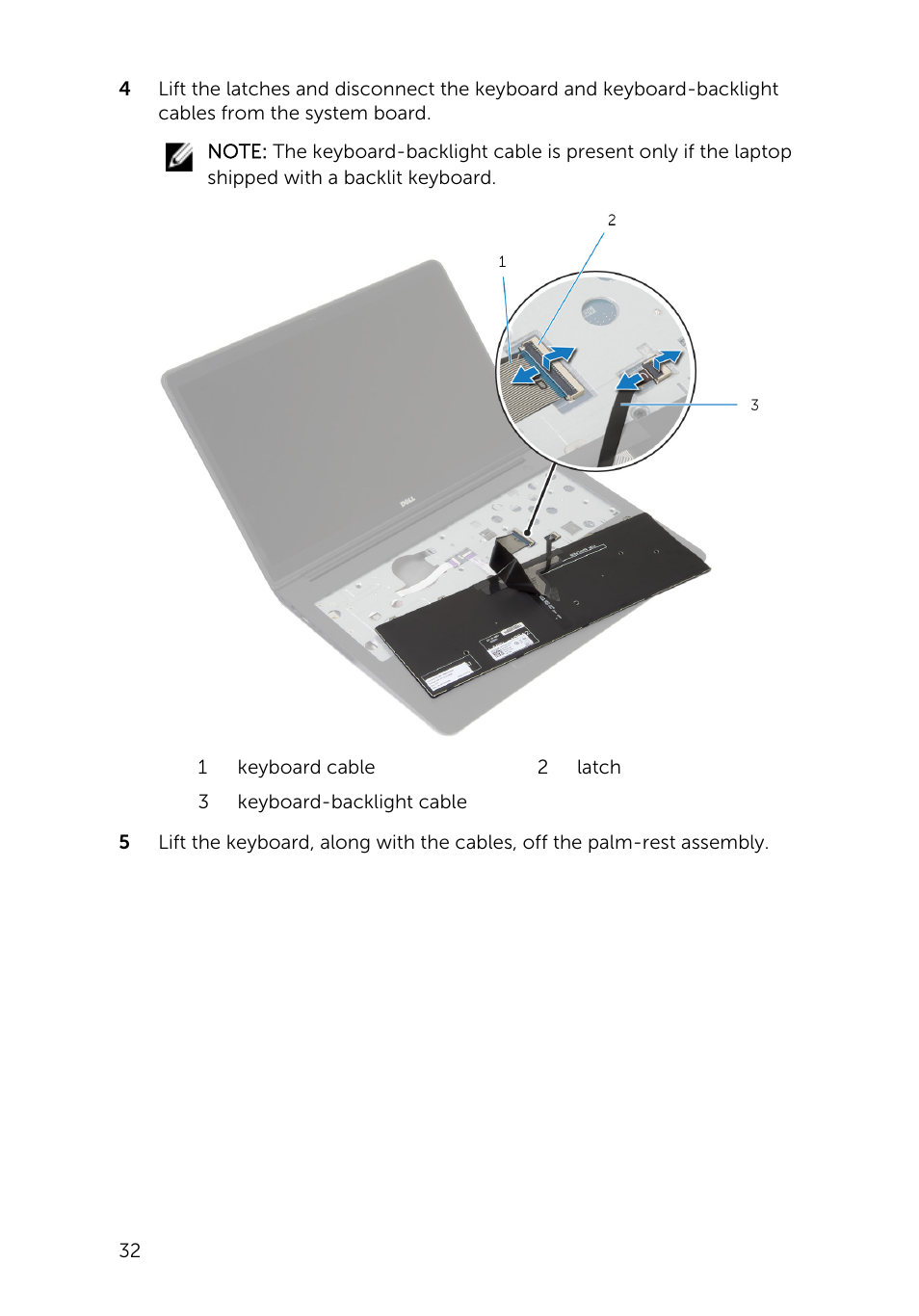 Dell Inspiron 15 (5547, Early 2014) User Manual | Page 32 / 89