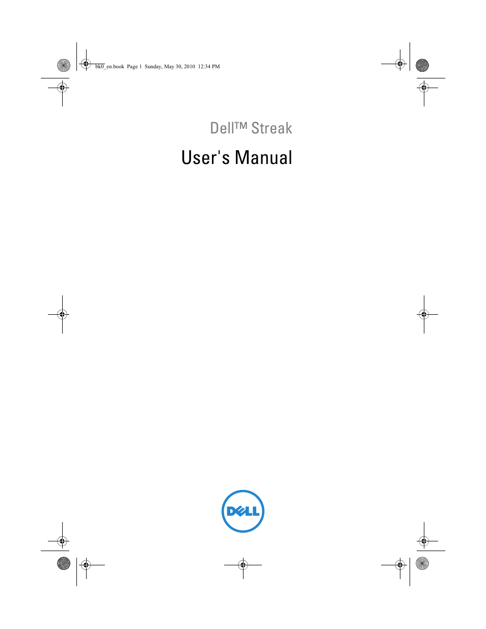 Dell STREAK mobile User Manual | 140 pages