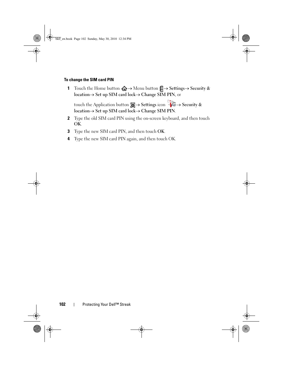 Dell STREAK mobile User Manual | Page 102 / 140