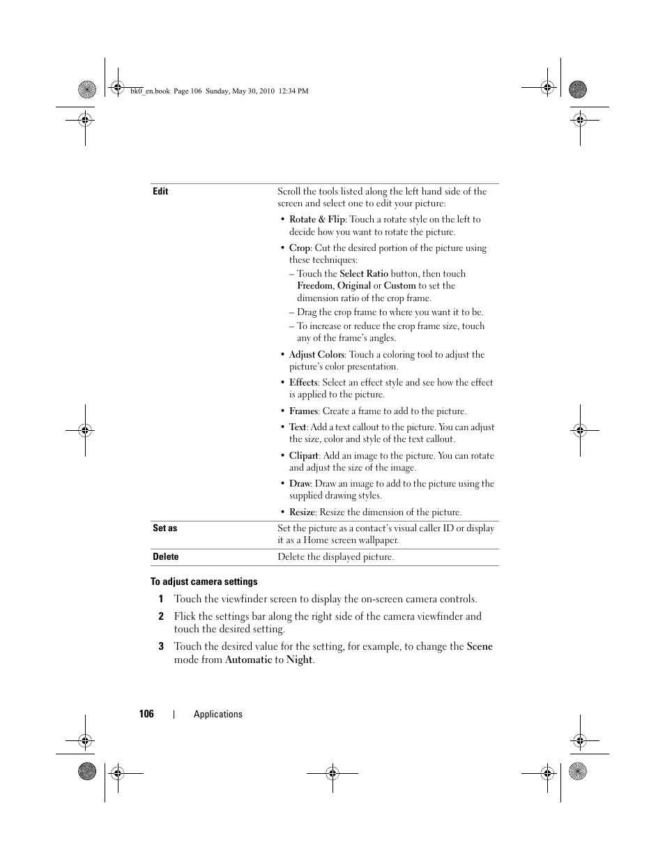 Dell STREAK mobile User Manual | Page 106 / 140