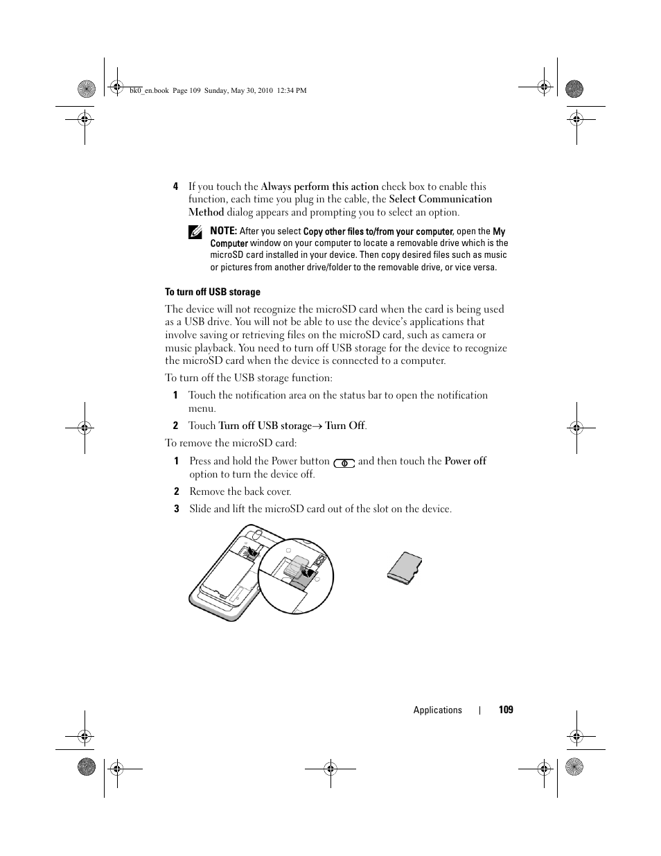 Dell STREAK mobile User Manual | Page 109 / 140