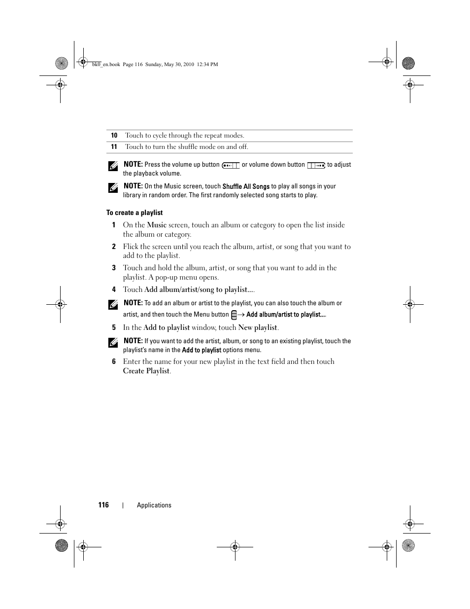 Dell STREAK mobile User Manual | Page 116 / 140