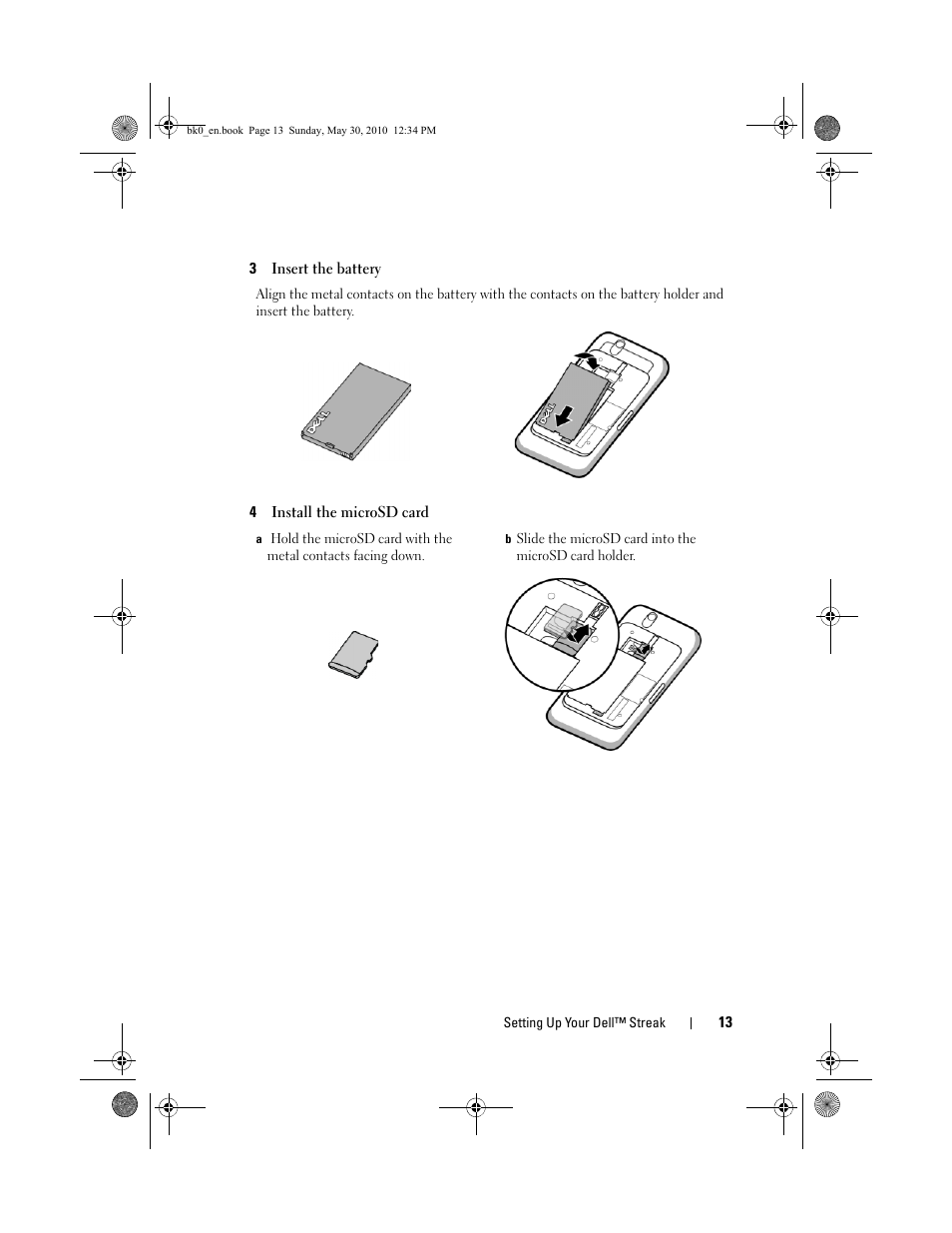 Dell STREAK mobile User Manual | Page 13 / 140