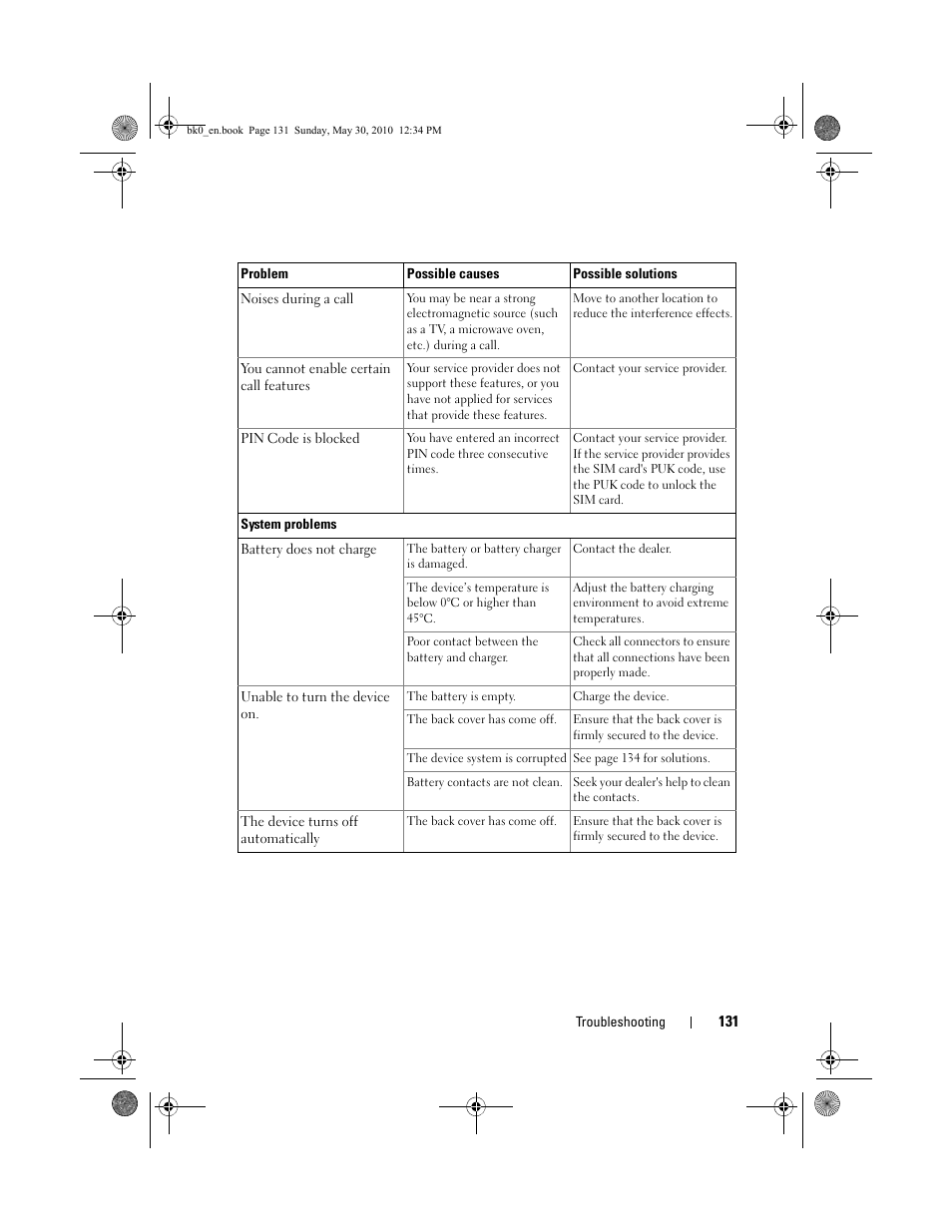 Dell STREAK mobile User Manual | Page 131 / 140