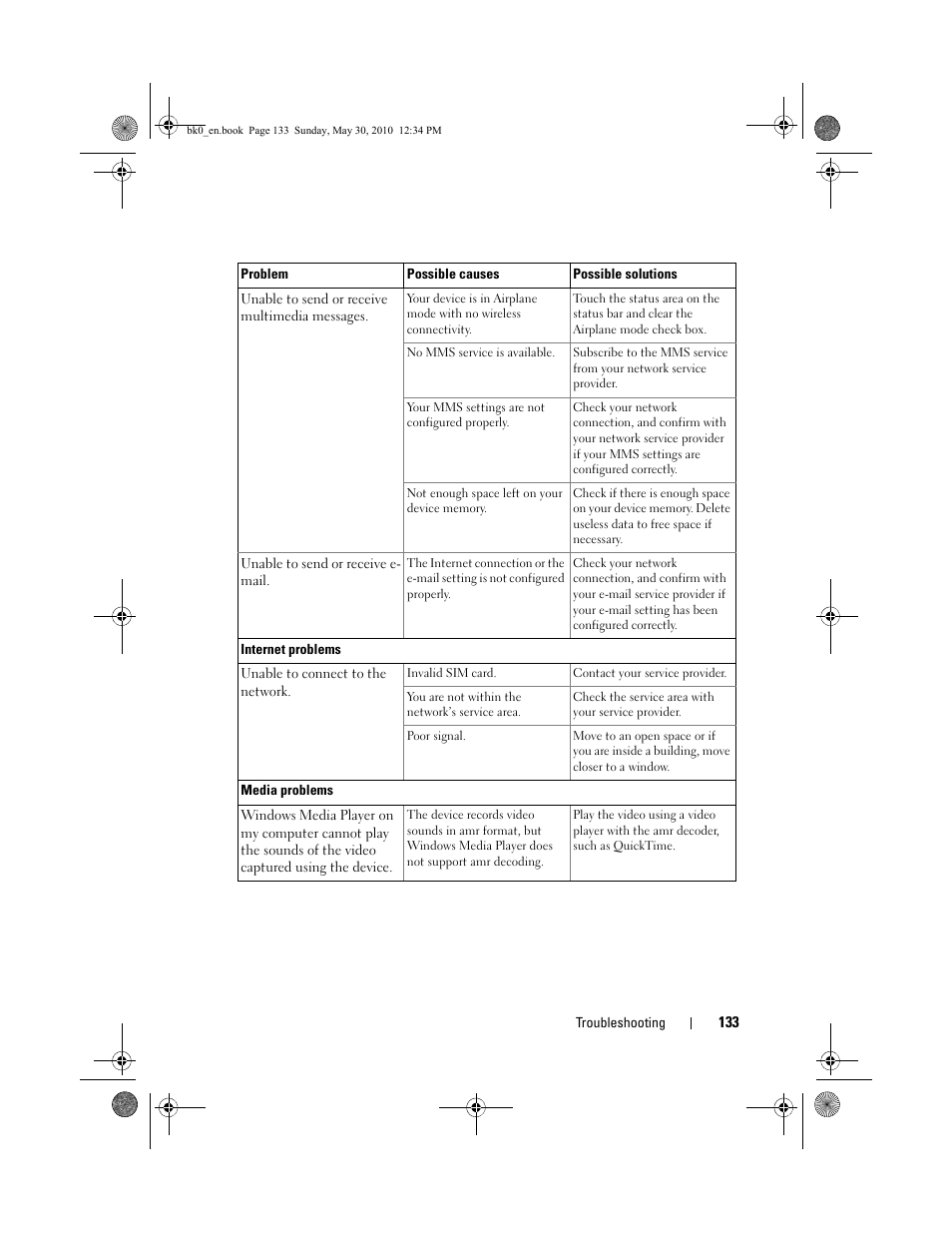 Dell STREAK mobile User Manual | Page 133 / 140