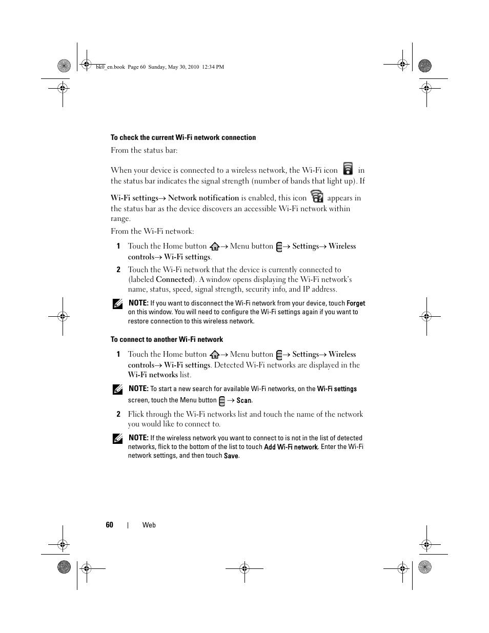 Dell STREAK mobile User Manual | Page 60 / 140