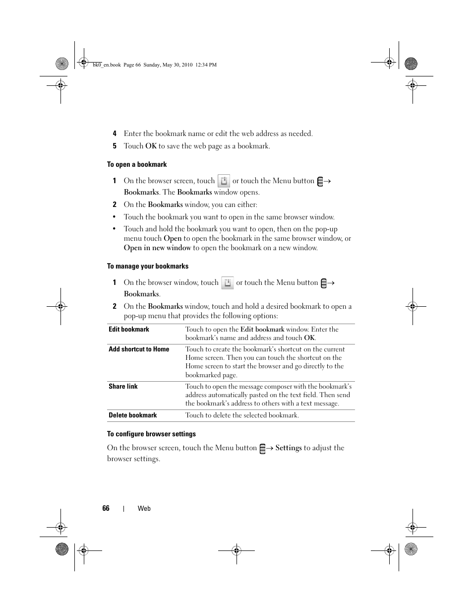Dell STREAK mobile User Manual | Page 66 / 140