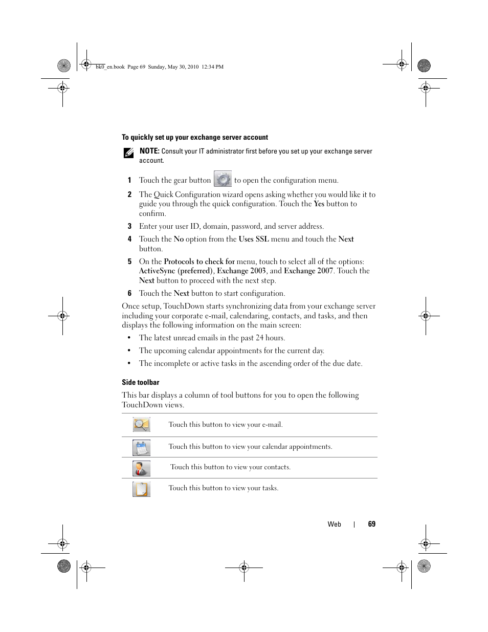 Dell STREAK mobile User Manual | Page 69 / 140