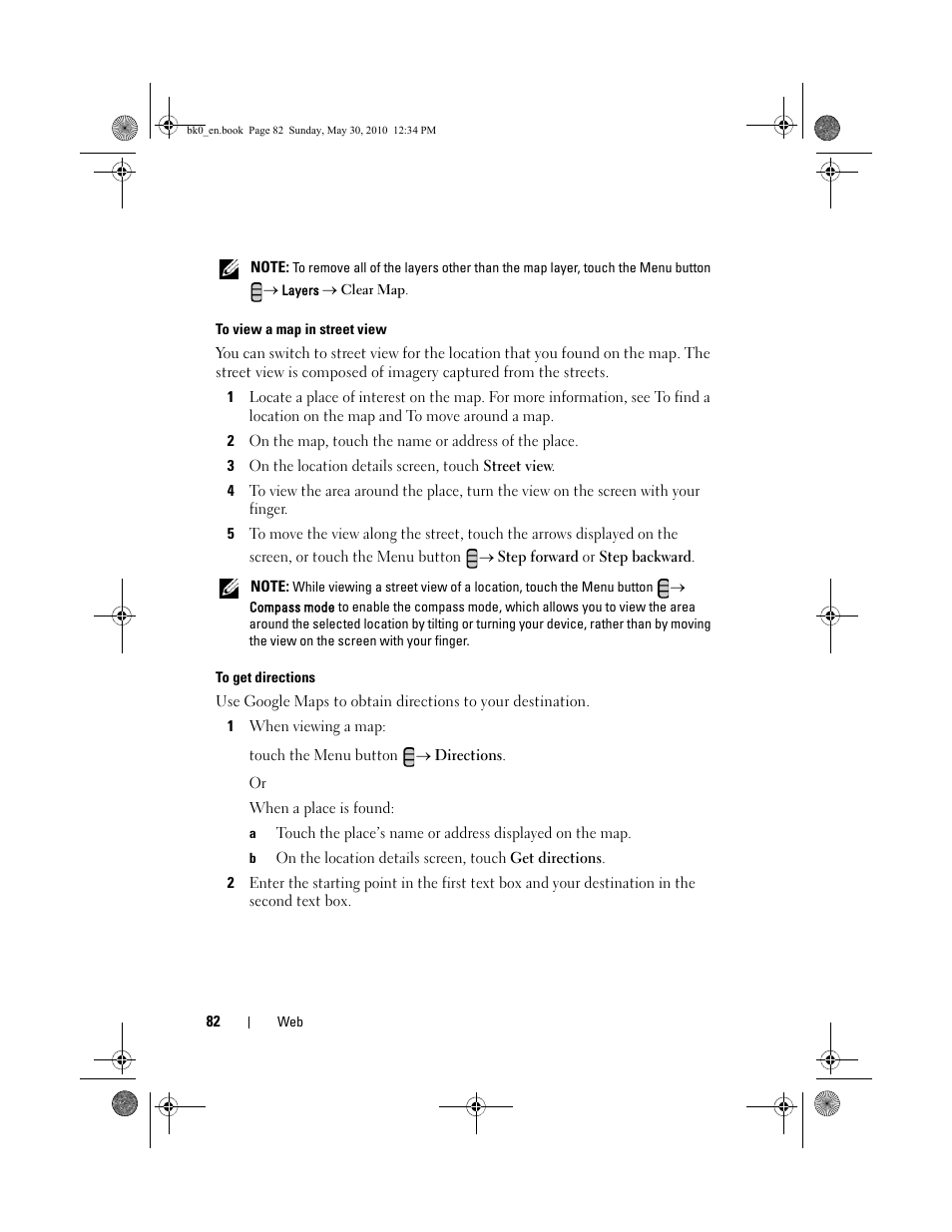 Dell STREAK mobile User Manual | Page 82 / 140