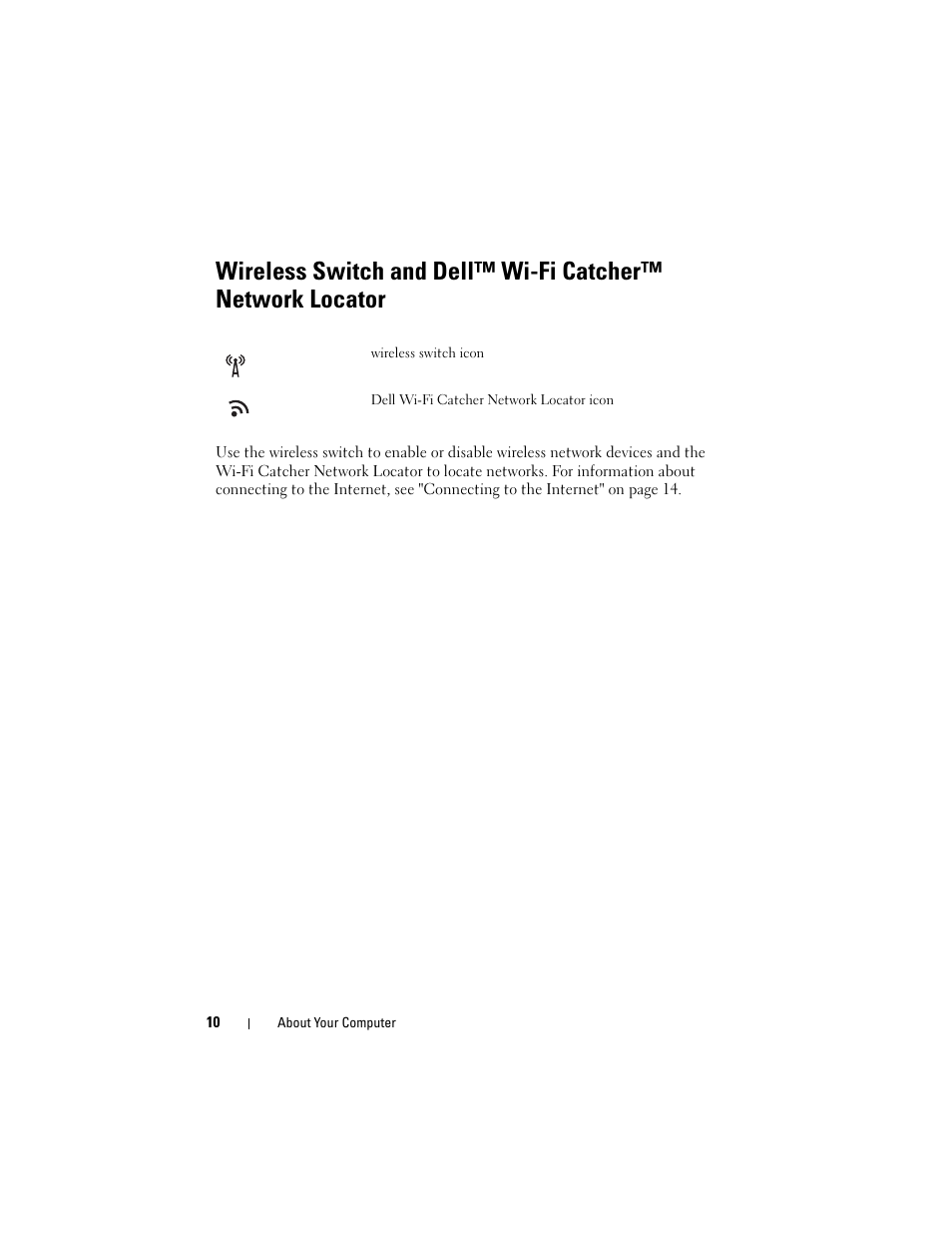 Dell Latitude E4200 (Late 2008) User Manual | Page 10 / 56