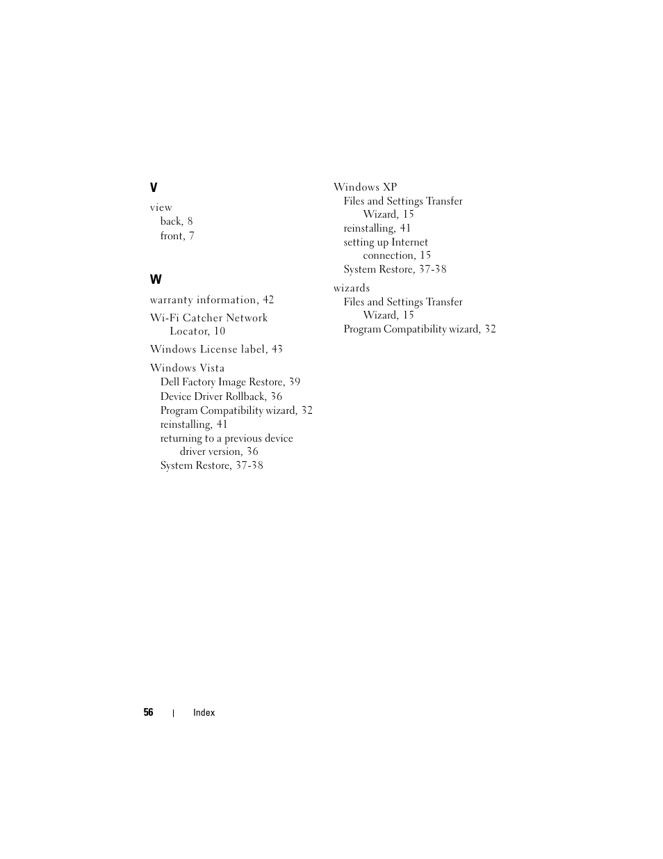 Dell Latitude E4200 (Late 2008) User Manual | Page 56 / 56