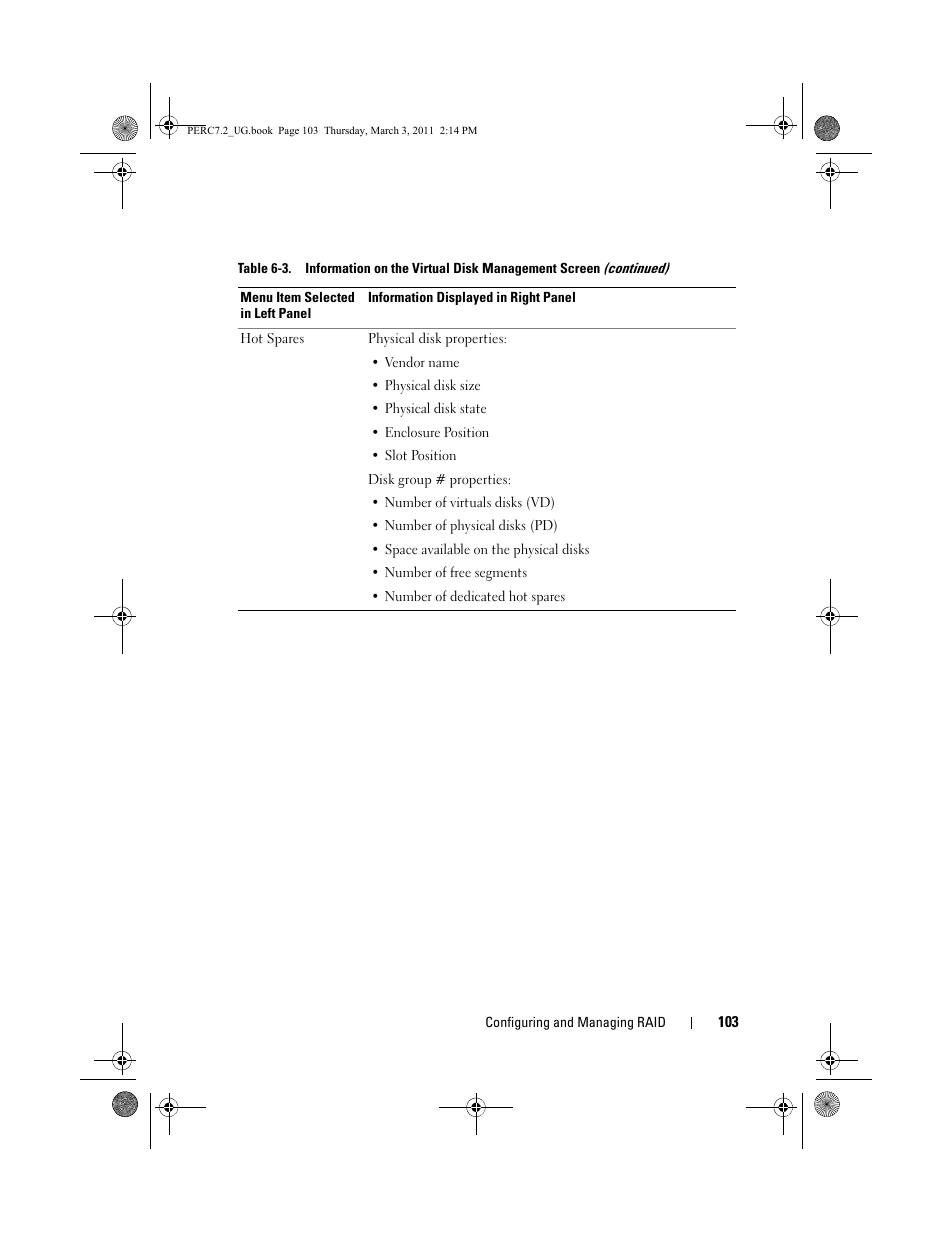 Dell PowerEdge RAID Controller H800 User Manual | Page 103 / 178