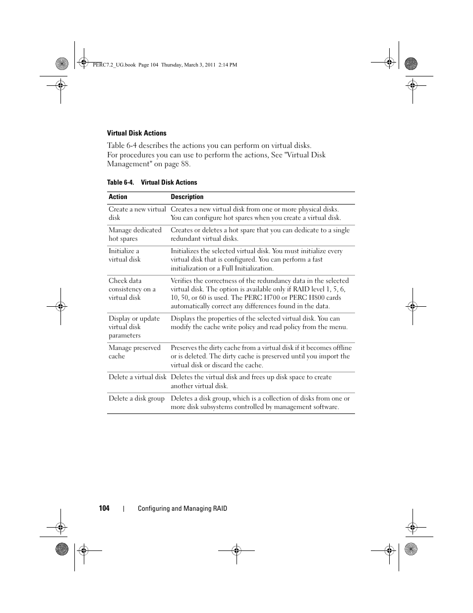 Dell PowerEdge RAID Controller H800 User Manual | Page 104 / 178