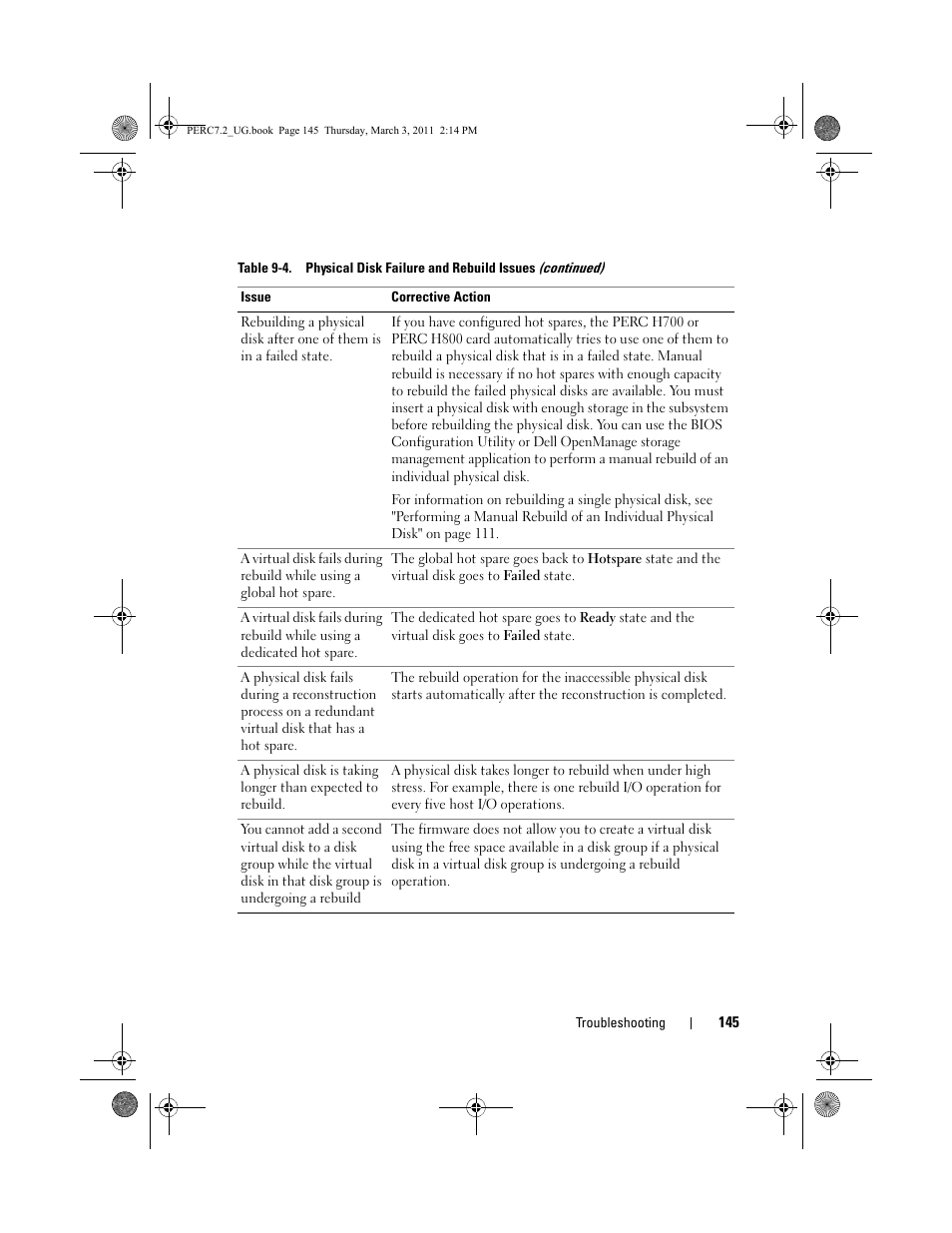 Dell PowerEdge RAID Controller H800 User Manual | Page 145 / 178
