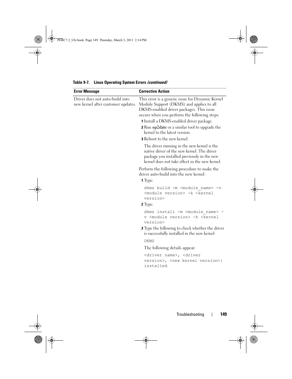 Dell PowerEdge RAID Controller H800 User Manual | Page 149 / 178