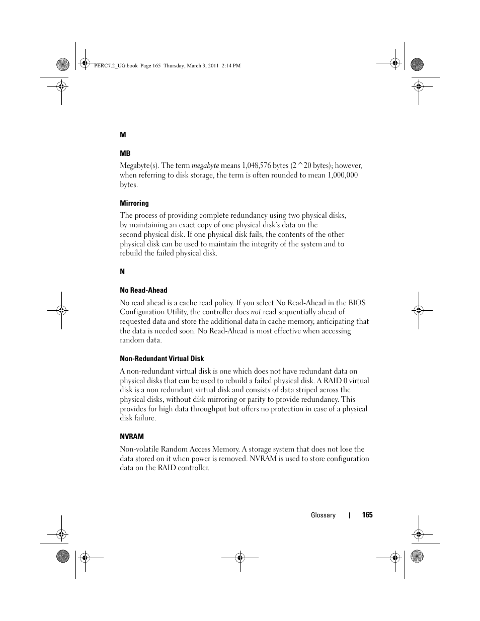 Dell PowerEdge RAID Controller H800 User Manual | Page 165 / 178