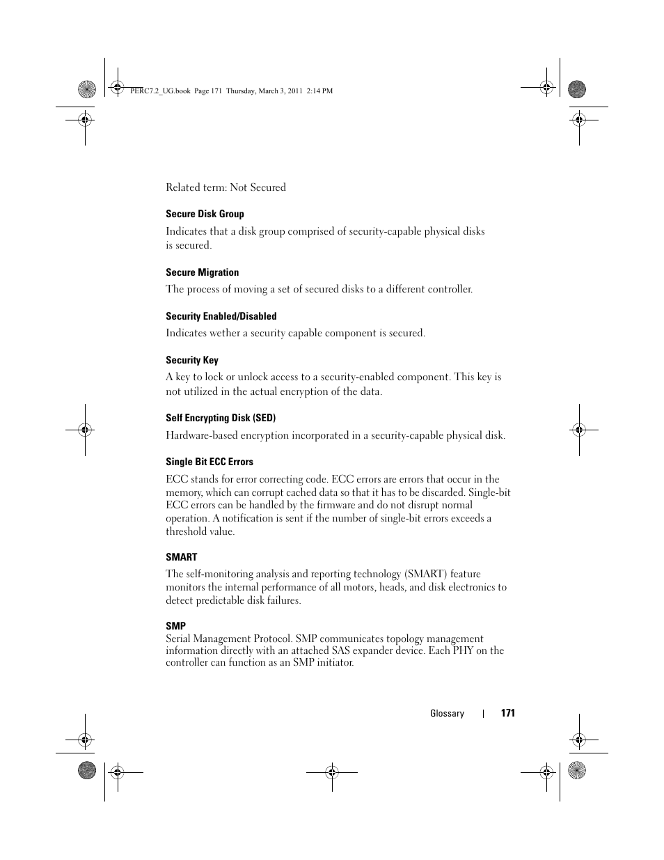 Dell PowerEdge RAID Controller H800 User Manual | Page 171 / 178