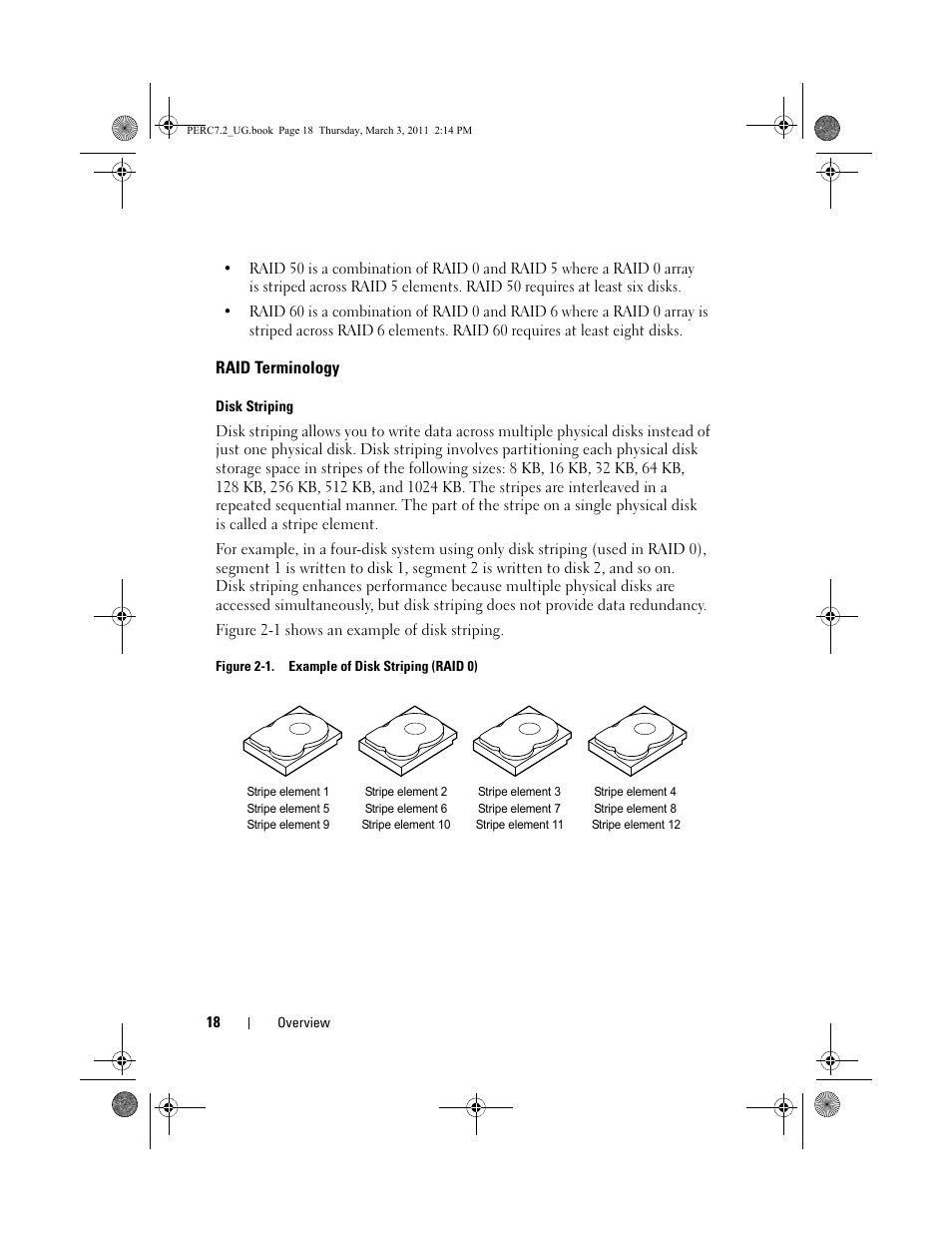Raid terminology | Dell PowerEdge RAID Controller H800 User Manual | Page 18 / 178