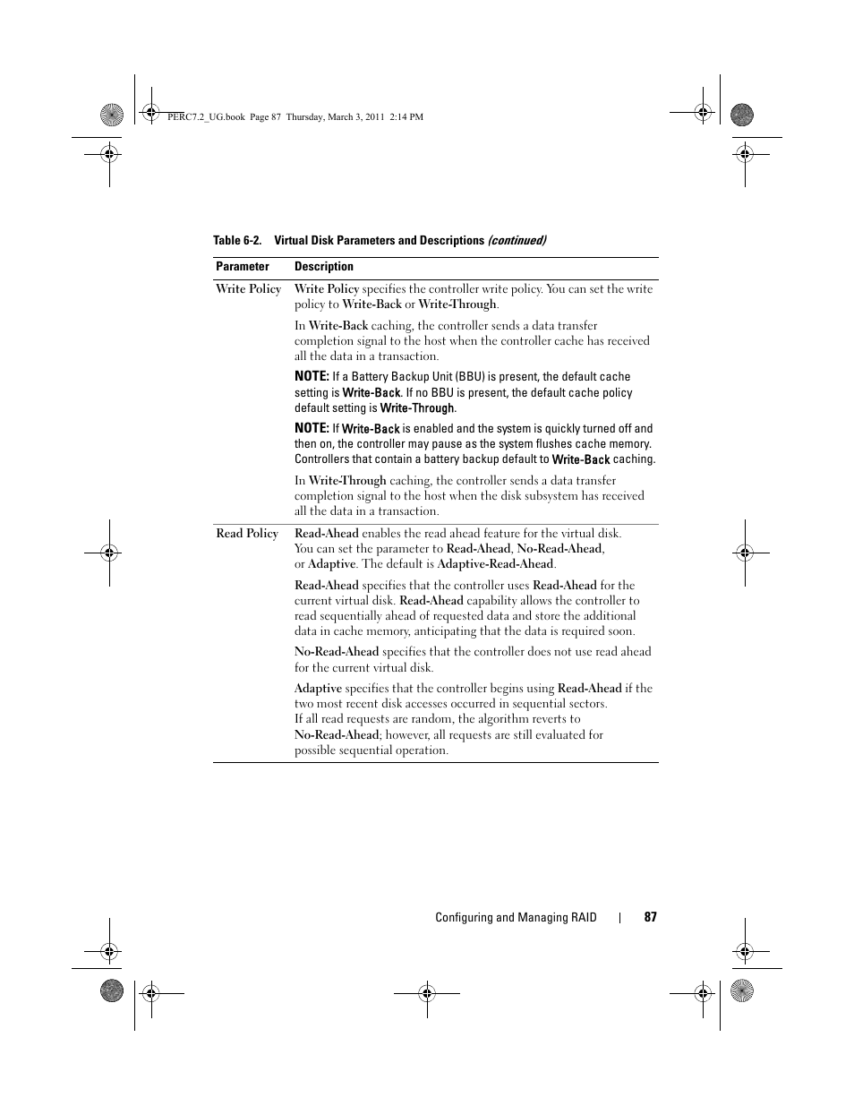 Dell PowerEdge RAID Controller H800 User Manual | Page 87 / 178