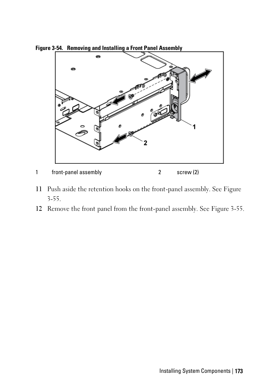 Ee figure 3-54, Ee figure | Dell POWEREDGE C6105 User Manual | Page 173 / 222