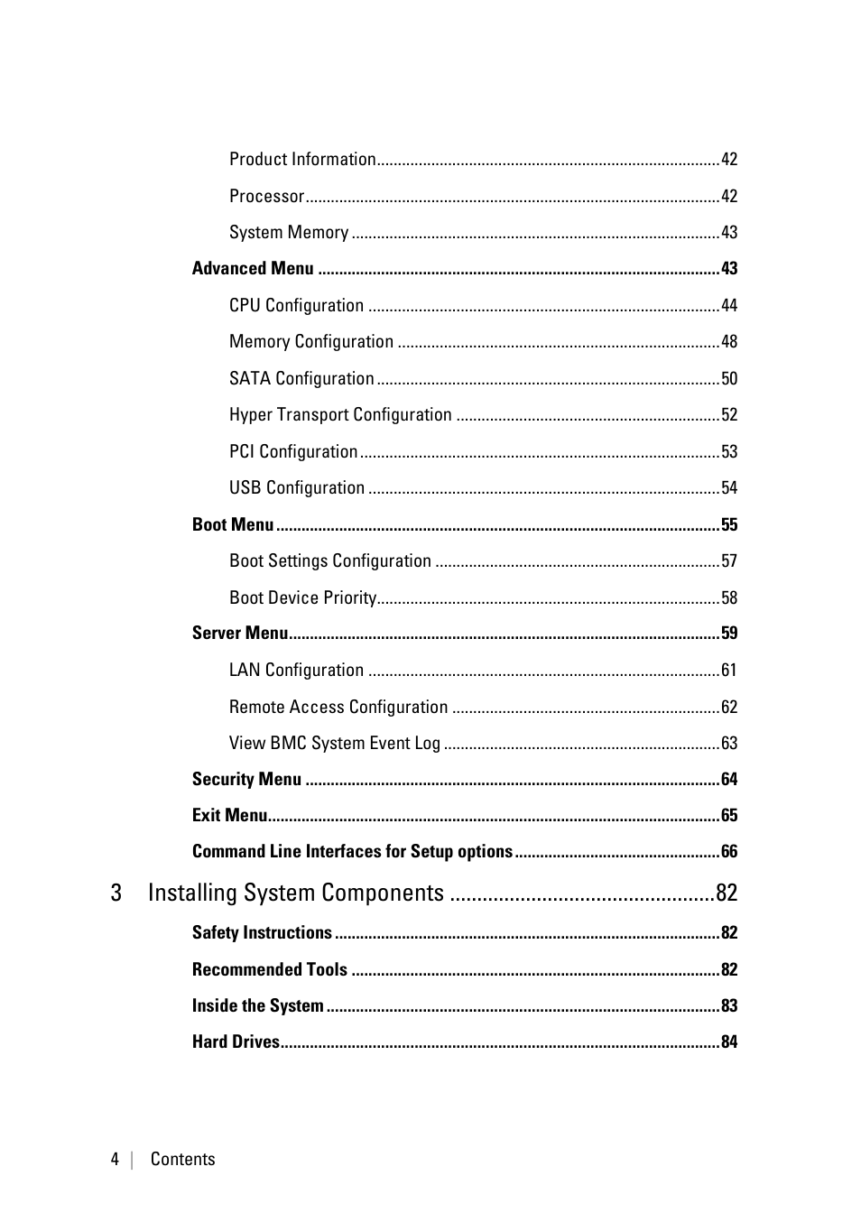 Dell POWEREDGE C6105 User Manual | Page 4 / 222