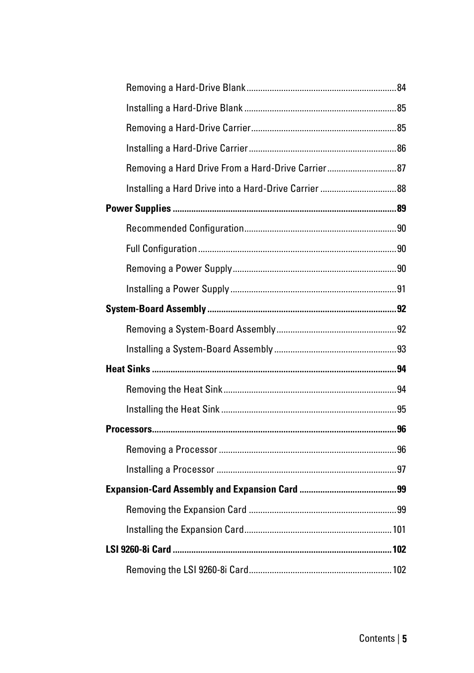 Dell POWEREDGE C6105 User Manual | Page 5 / 222