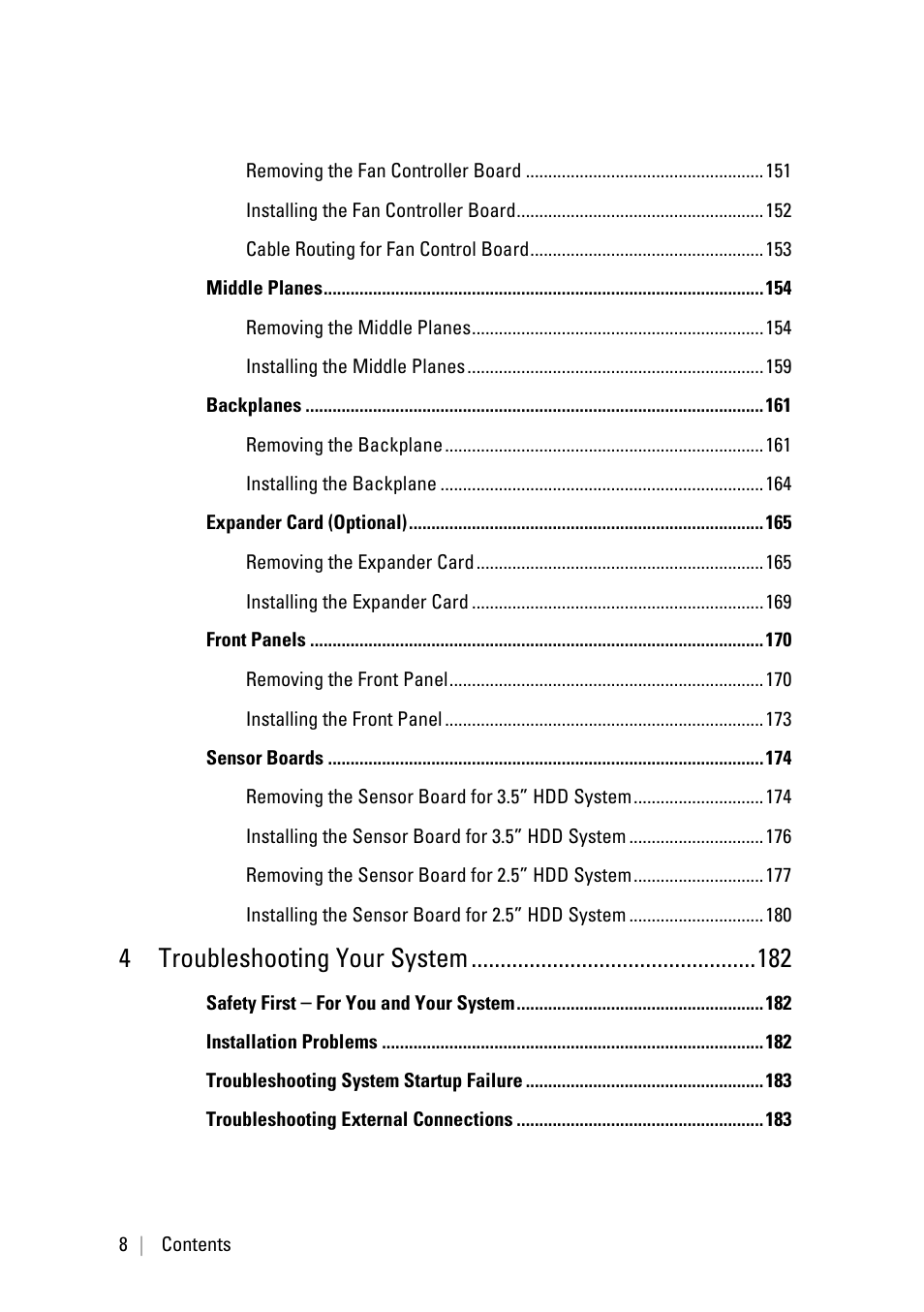 Dell POWEREDGE C6105 User Manual | Page 8 / 222