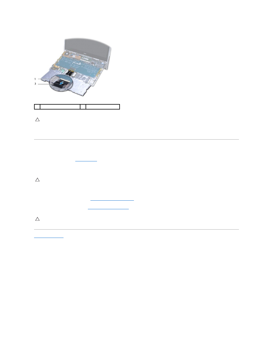 Replacing the keyboard | Dell Adamo XPS (Late 2009) User Manual | Page 27 / 59