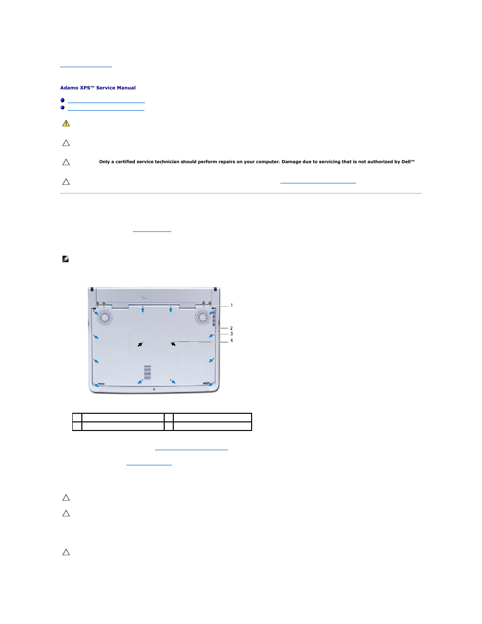 Palm rest assembly, Removing the palm rest assembly | Dell Adamo XPS (Late 2009) User Manual | Page 32 / 59
