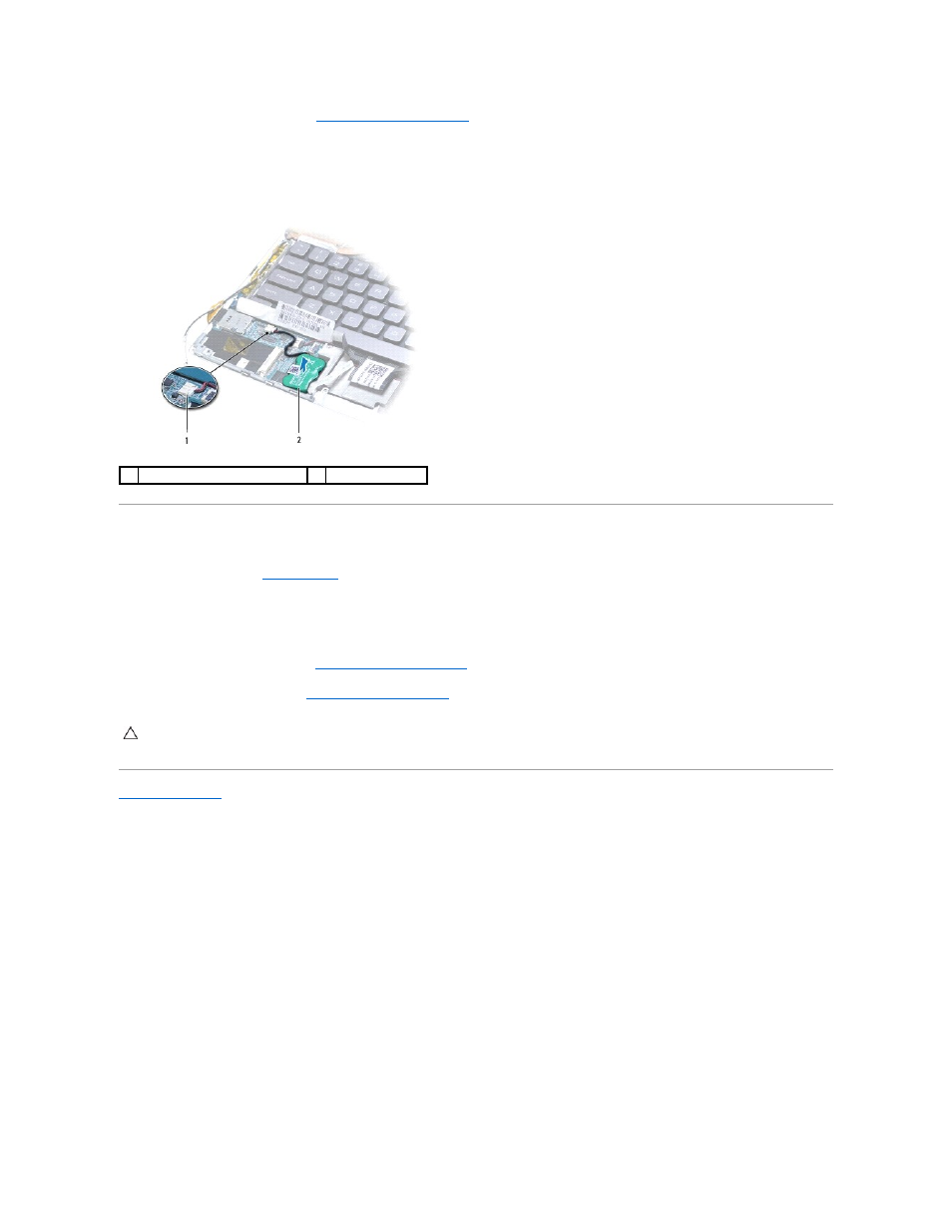 Replacing the bridge battery | Dell Adamo XPS (Late 2009) User Manual | Page 6 / 59