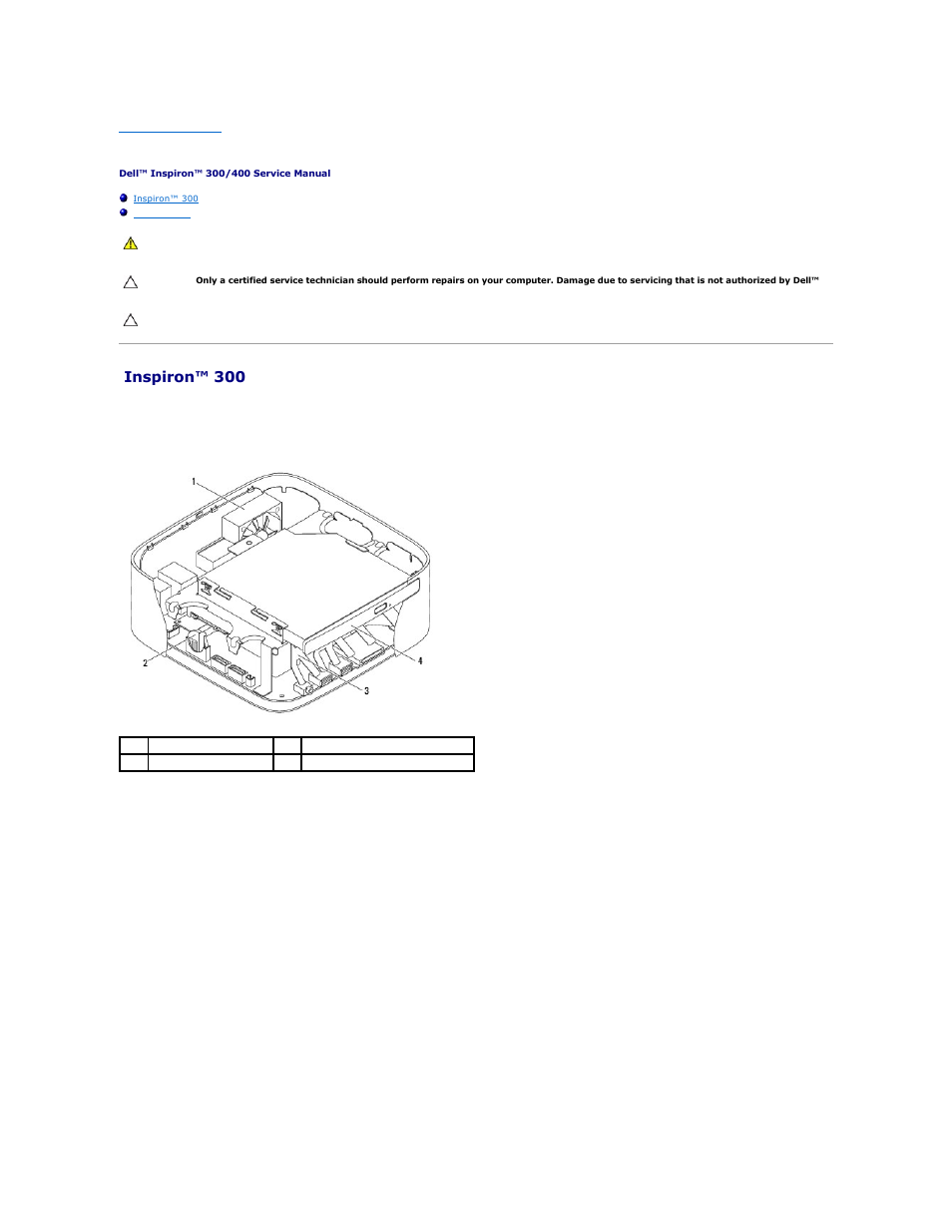 Technical overview, Inspiron™ 300, Inside view | System board components | Dell Inspiron Zino (300, Late 2009) User Manual | Page 47 / 53