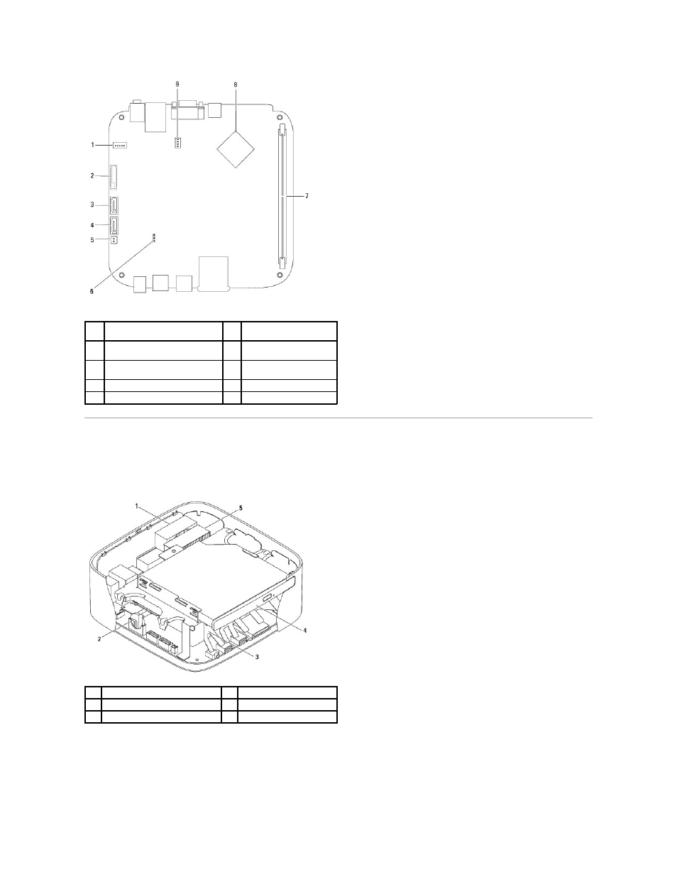 Inspiron 400, Inside view, System board components | Dell Inspiron Zino (300, Late 2009) User Manual | Page 48 / 53