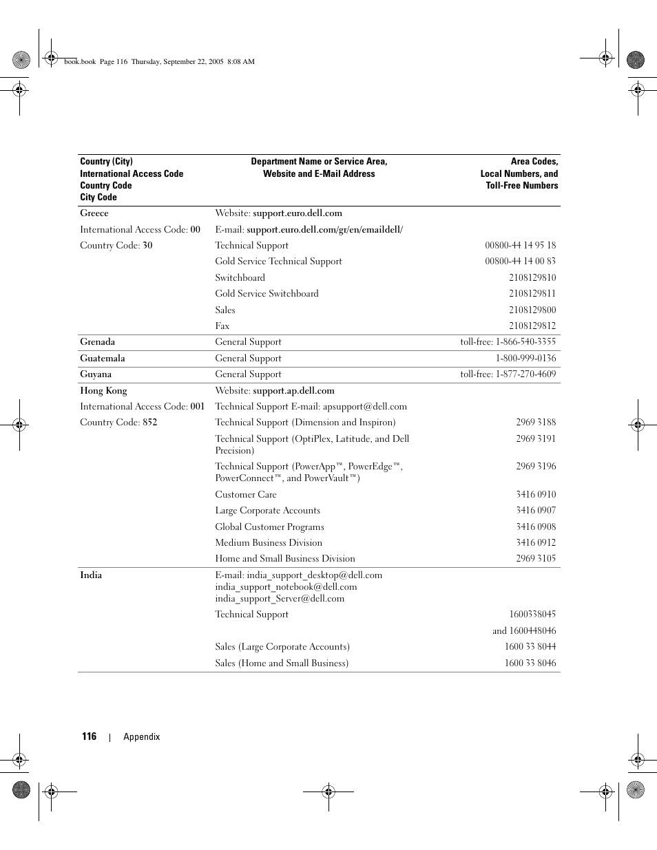 Dell Inspiron 1300 User Manual | Page 116 / 142