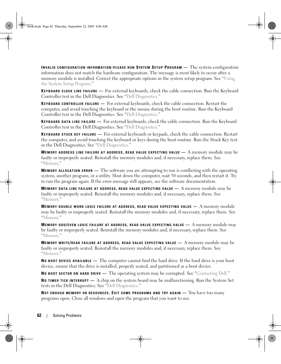 Dell Inspiron 1300 User Manual | Page 62 / 142