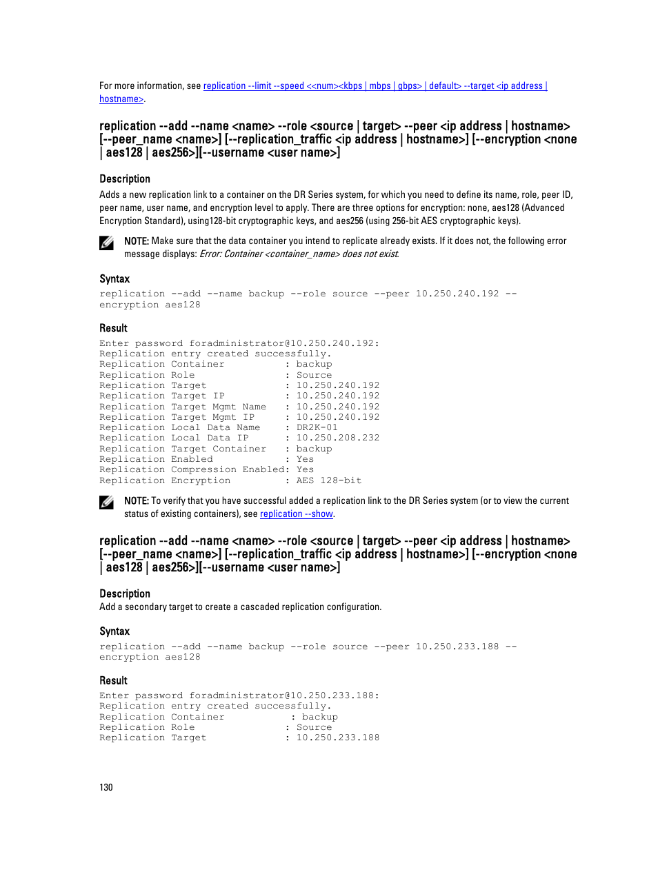 Dell PowerVault DR2000v User Manual | Page 130 / 150