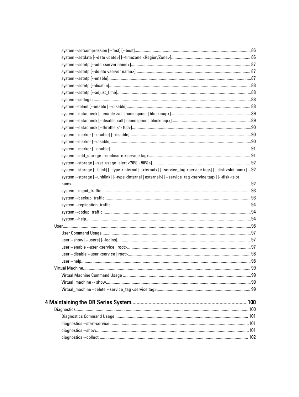 4 maintaining the dr series system | Dell PowerVault DR2000v User Manual | Page 7 / 150