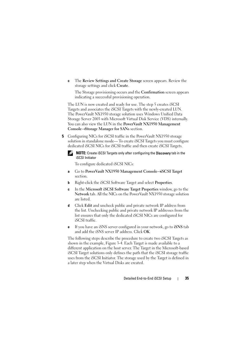 Dell PowerVault NX1950 User Manual | Page 35 / 70