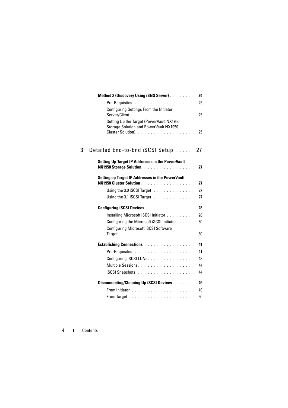 3 detailed end-to-end iscsi setup | Dell PowerVault NX1950 User Manual | Page 4 / 70