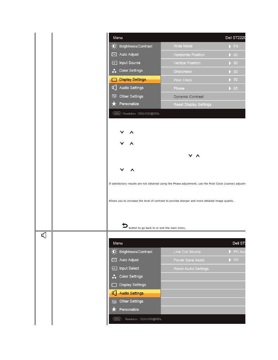 Dell ST2220L Monitor User Manual | Page 19 / 33