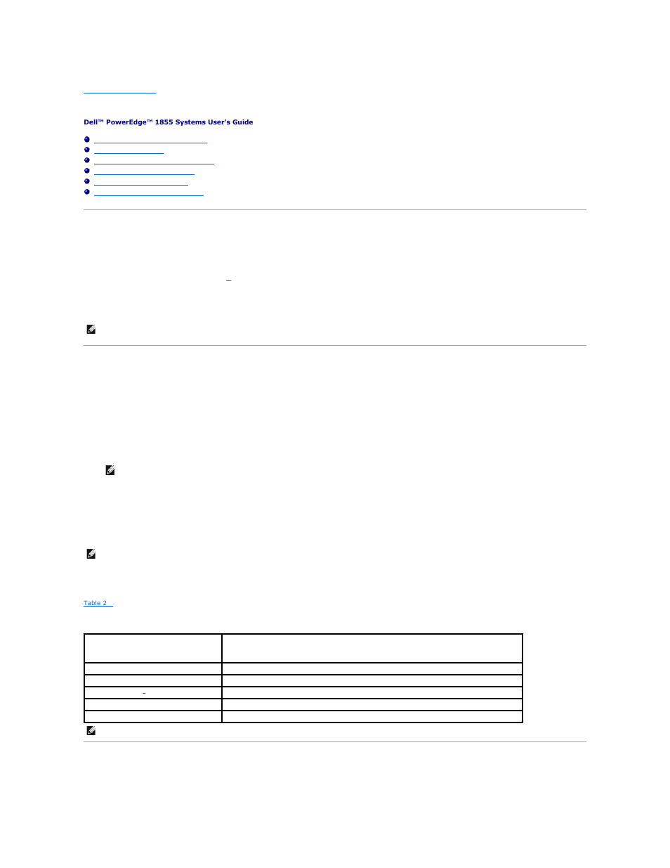 Using the system setup program, Entering the system setup program, System setup options | Responding to error messages | Dell POWEREDGE 1855 User Manual | Page 21 / 32